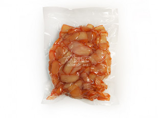 Вяленое мясо: Осьминог (ломтики из филе кальмара)