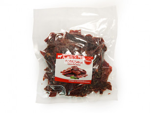 Рыцарское мясо индейка: Говядина вяленая (строганина)