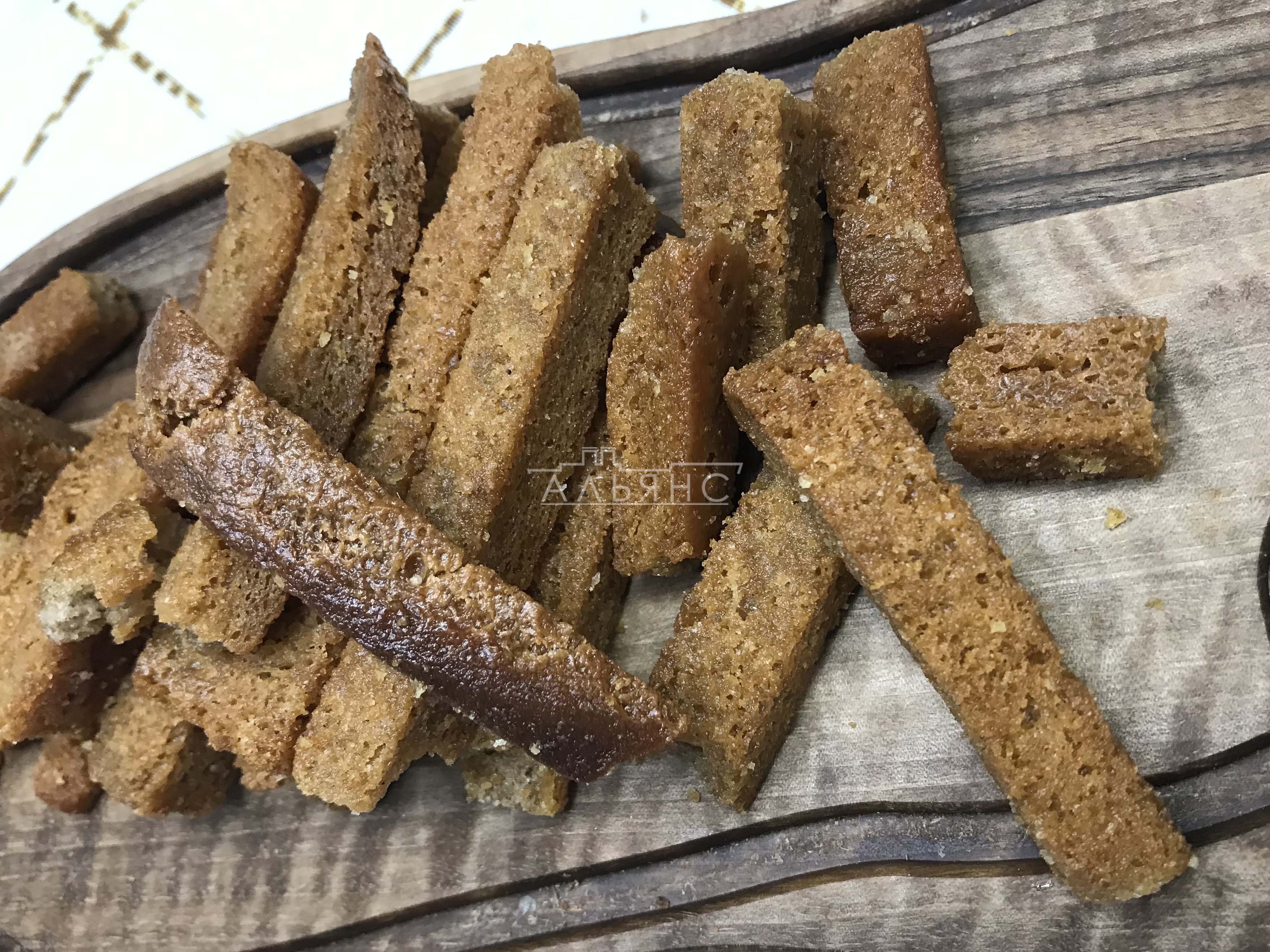 Деревенские гренки с чесноком в Рязани