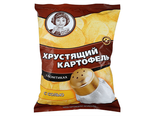 Картофельные чипсы "Девочка" 160 гр. в Рязани