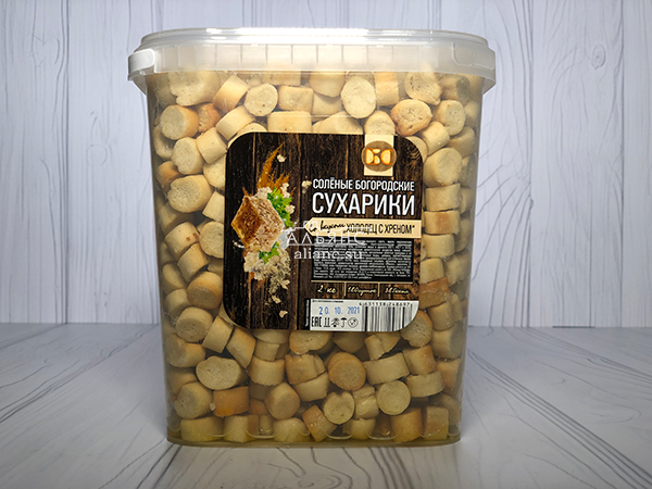 Сухарики с холодцом и хреном в Рязани