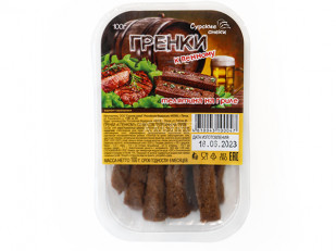 Ресторанные гренки с перцем чили: Сурские гренки Телятина на гриле (100 гр)