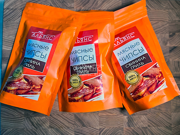 Мясо (АЛЬЯНС) вяленое свинина "Гриль" 50 гр. в Рязани