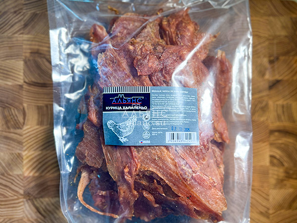 Мясо (АЛЬЯНС) вяленое курица 500гр "С халапеньо" в Рязани