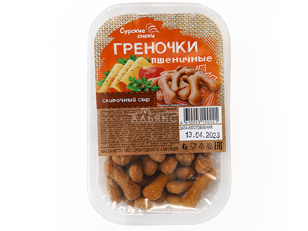 Сурские (ПШЕНИЧНЫЕ) Сливочный сыр (100 гр) в Рязани