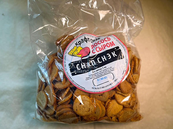 Снапсы ПШЕНИЧНЫЕ "Лосось с сыром" в Рязани