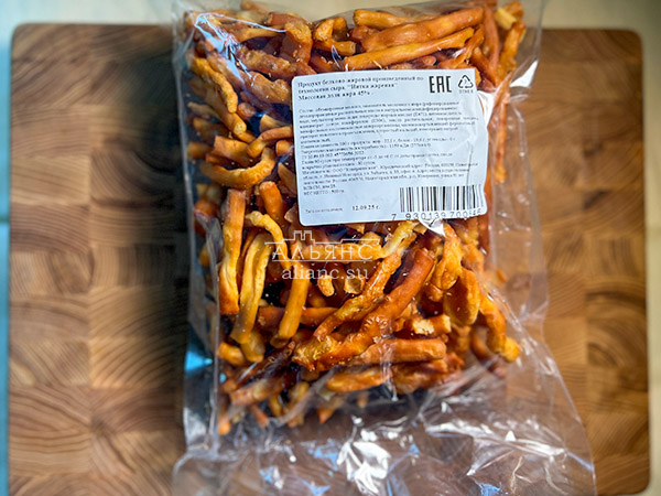 Нитка ЖАРЕНАЯ  Oktobersnack1 кг (сырный продукт) в Рязани