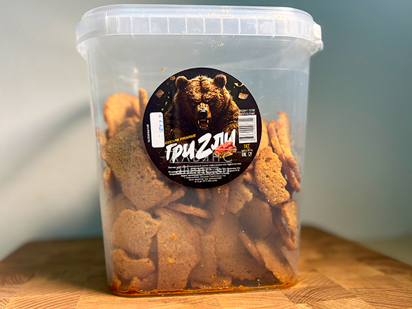 Ведро Ржаные гренки со вкусом Салями (1 кг) в Рязани