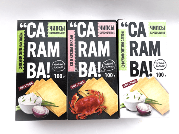 Чипсы "CARAMBA" ассорти 100 гр. в Рязани
