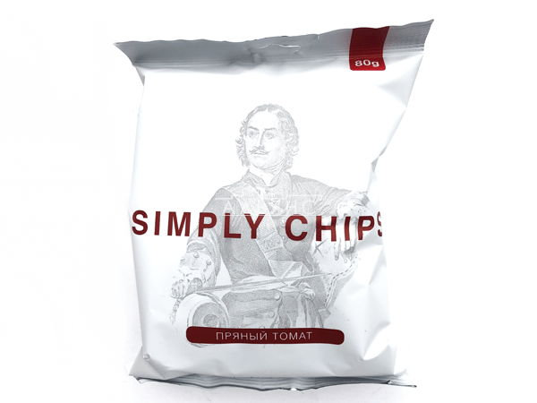 Картофельные чипсы "Simple chips" Пряный томат 80 гр. в Рязани